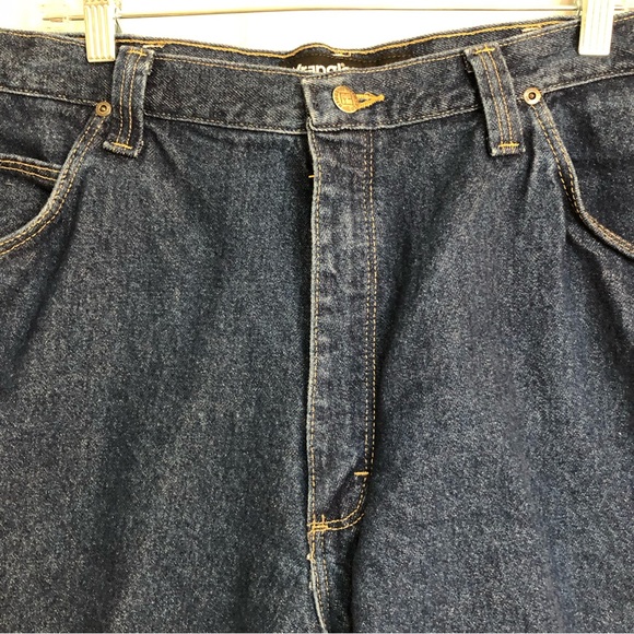 Wrangle Riggs Workwear Dark-wash Utility Denim Shorts - Picture 7 of 16